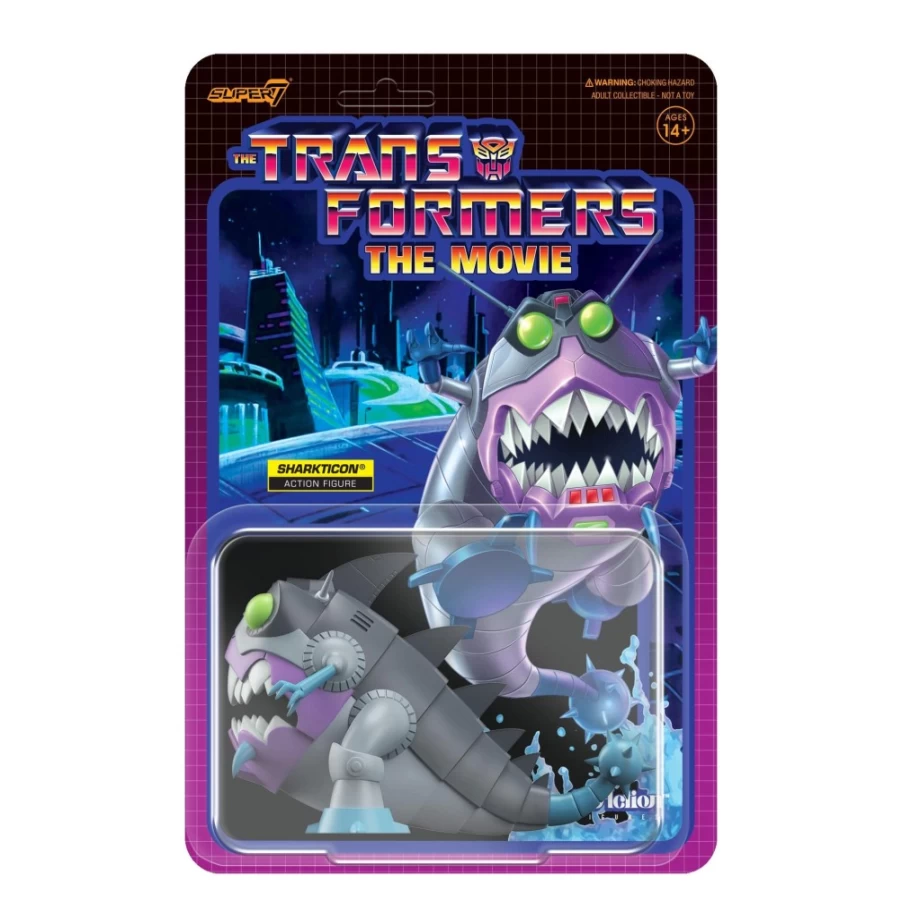 Super7 Transformers G1 Sharkticon Reaction Figure - Wave 6 Collectible Toy