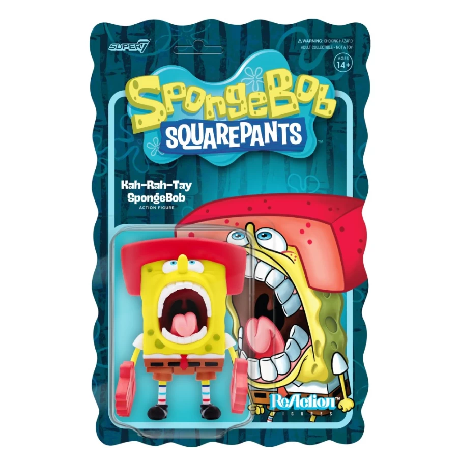 Super7 Spongebob Squarepants Reaction Wave 2 Kah-Rah-Tay Action Figure Collectible