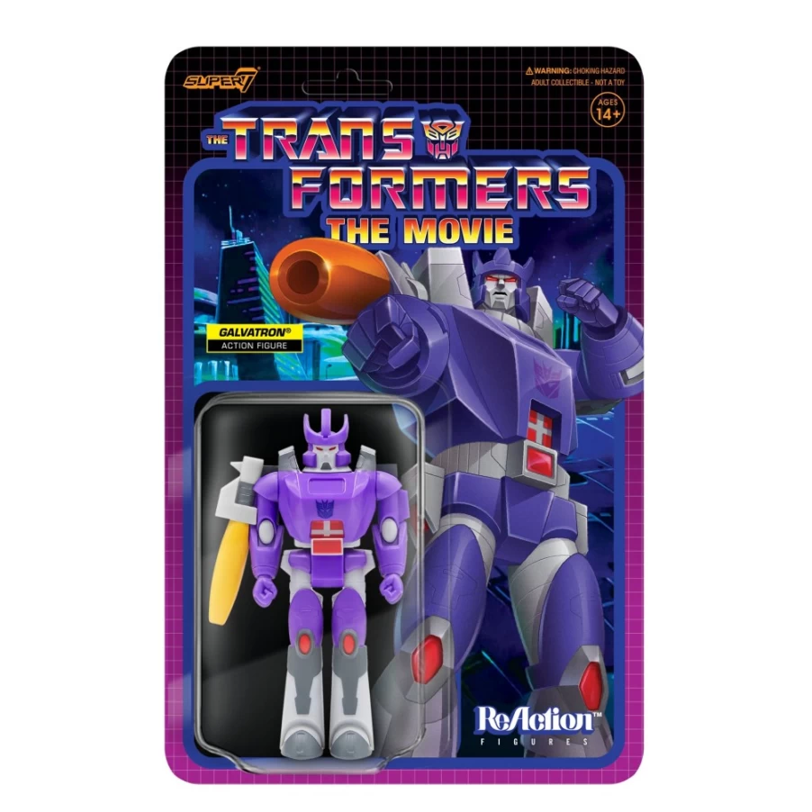 Super7 Transformers Reaction Figure Wave 4 - Galvatron Action Figure Collectible