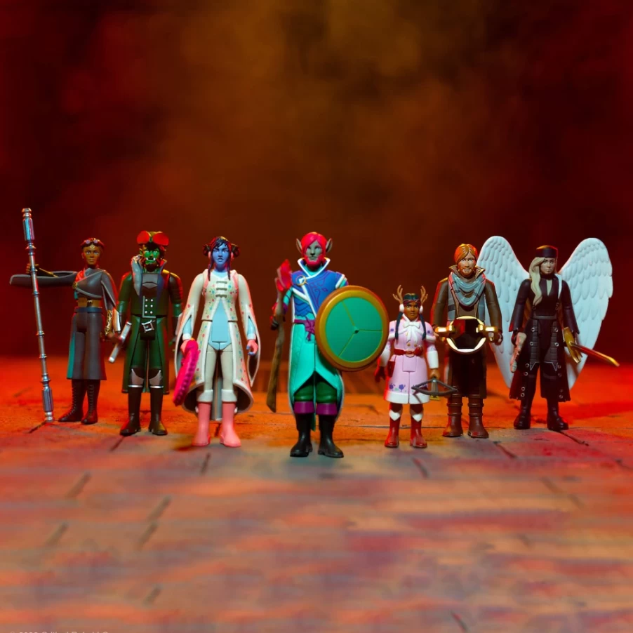 Super7 Critical Role Reaction Wave 1 Action Figure Set - 7 Collectible Figures