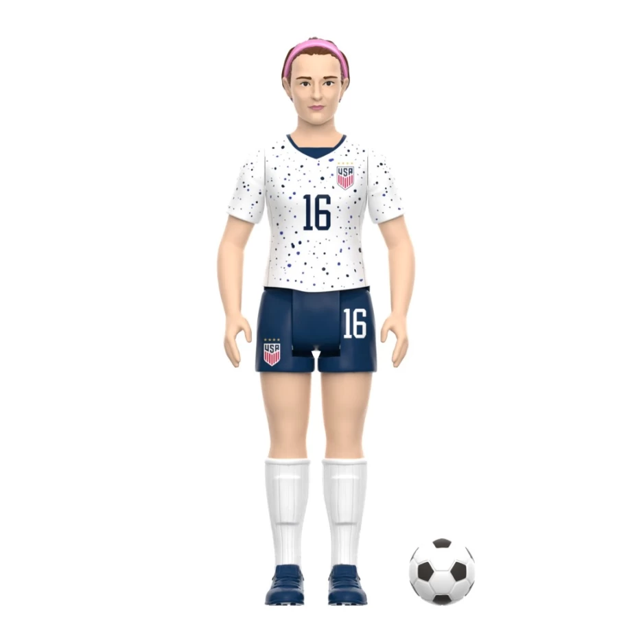 Super7 Uswnt Soccer Reaction Wave 2 Rose Lavelle Alternate Kit Collectible Figure