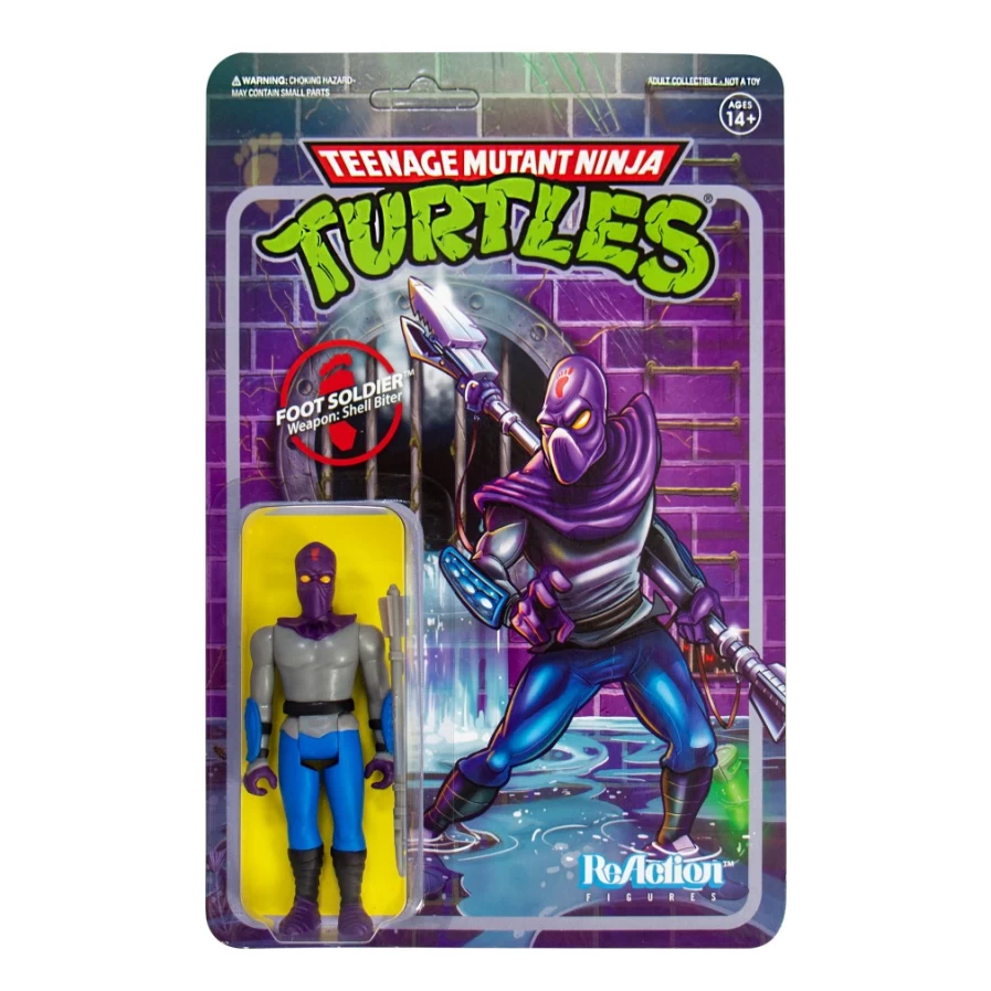Super7 Teenage Mutant Ninja Turtles Foot Soldier Action Figure - TMNT Collectible Toy