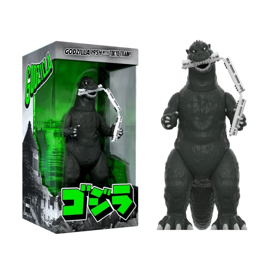 Super7 Godzilla 1954 Train Biter Reaction Figure - SDCC Exclusive Collectible