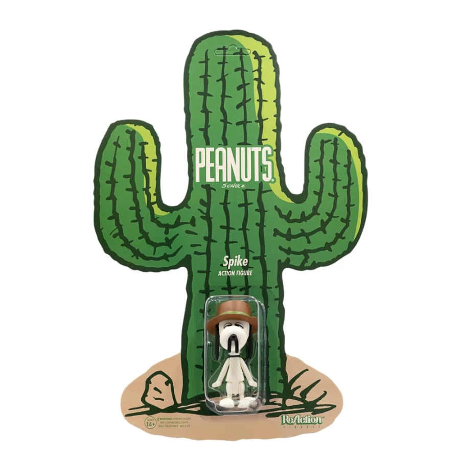 Super7 SDCC 2020 Exclusive Peanuts Spike Cactus Card Reaction Figure