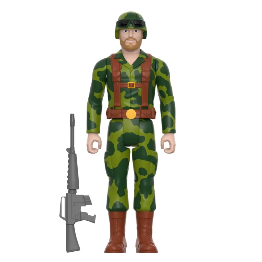 Super7 G.I. Joe Reaction Figures Wave 4 - Trooper (Pink Variant) Action Figure Collectible