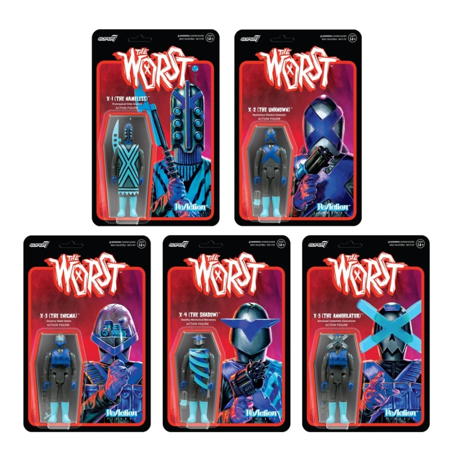 Super7 X-Series Infrared Full Set - The Ultimate Action Figure Collection
