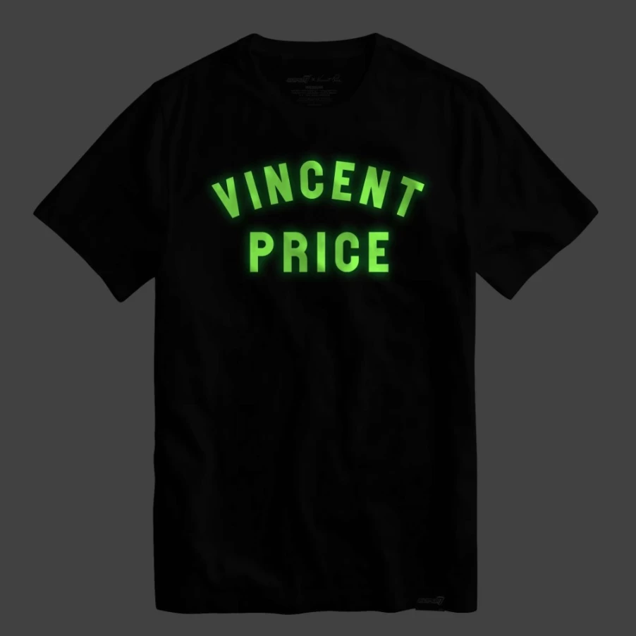 Super7 Vincent Price Glow In The Dark T-Shirt - Official Merchandise