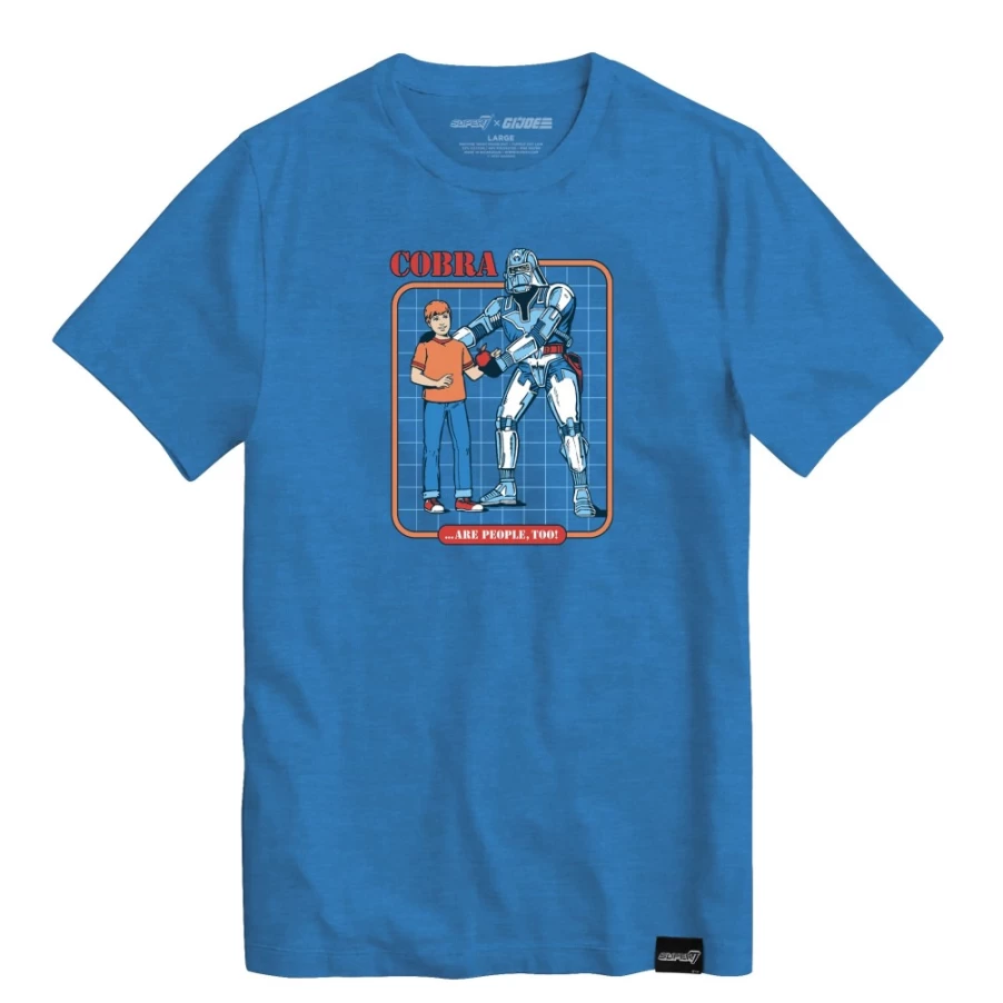 Super7 G.I. Joe Cobra Are People Too Vintage Graphic T-Shirt