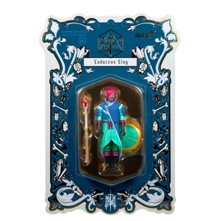 Super7 Critical Role Reaction Wave 1 Caduceus Clay Collectible Action Figure
