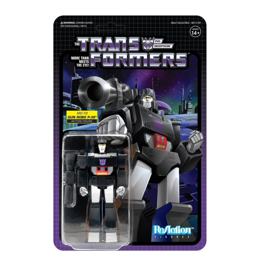 Super7 Transformers Reaction Figure - Megatron MC-12 Collectible Action Figure