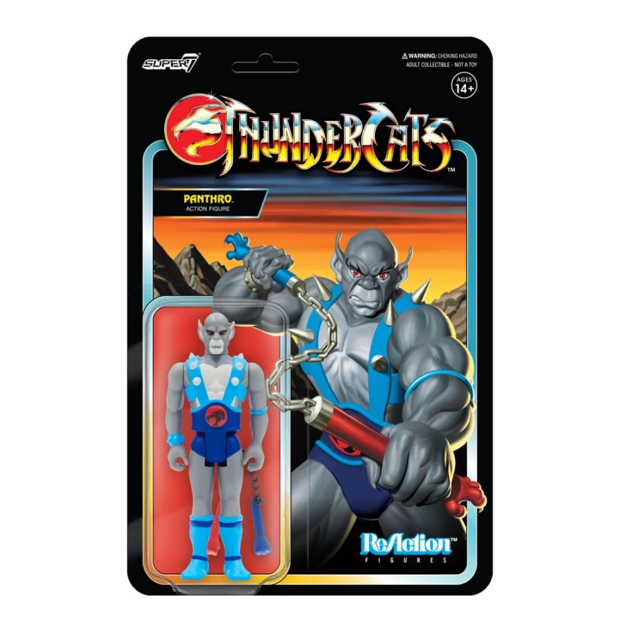 Super7 Thundercats Panthro Reaction Figure - Toy Variant Collectible