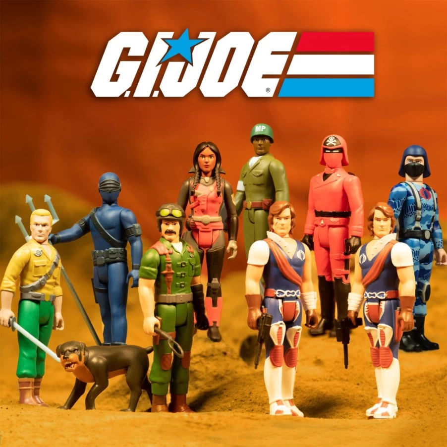 Super7 G.I. Joe Reaction Figures Wave 5 - Complete Set of 9 Collectible Action Figures