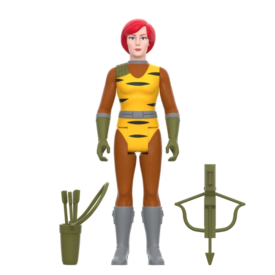 Super7 G.I. Joe Tiger Force Scarlett Reaction Figure - Wave 6 Collectible Action Figure