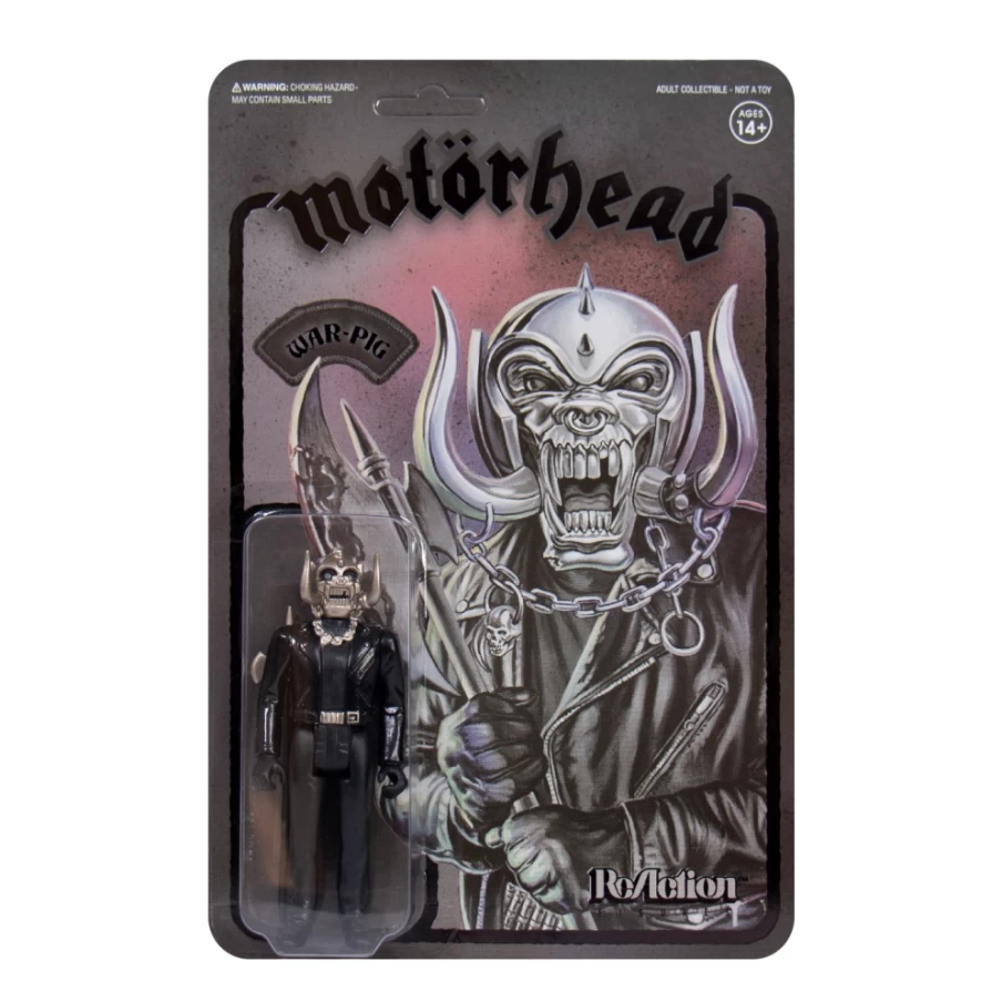 Super7 Motorhead Warpig Black Series Reaction Action Figure
