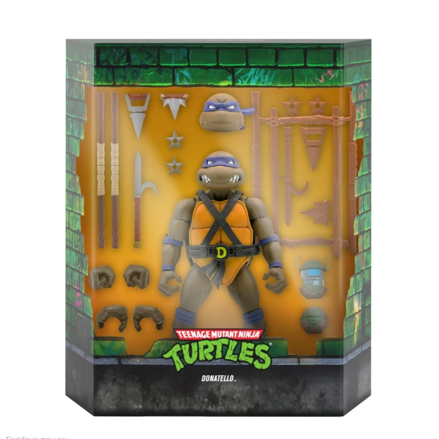 Super7 Teenage Mutant Ninja Turtles Ultimates Wave 4 Donatello Action Figure Collectible