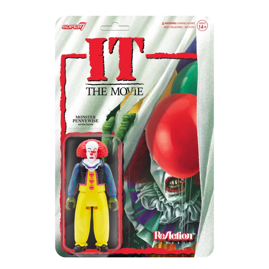 Super7 Pennywise Reaction Figure - It Movie Monster Collectible
