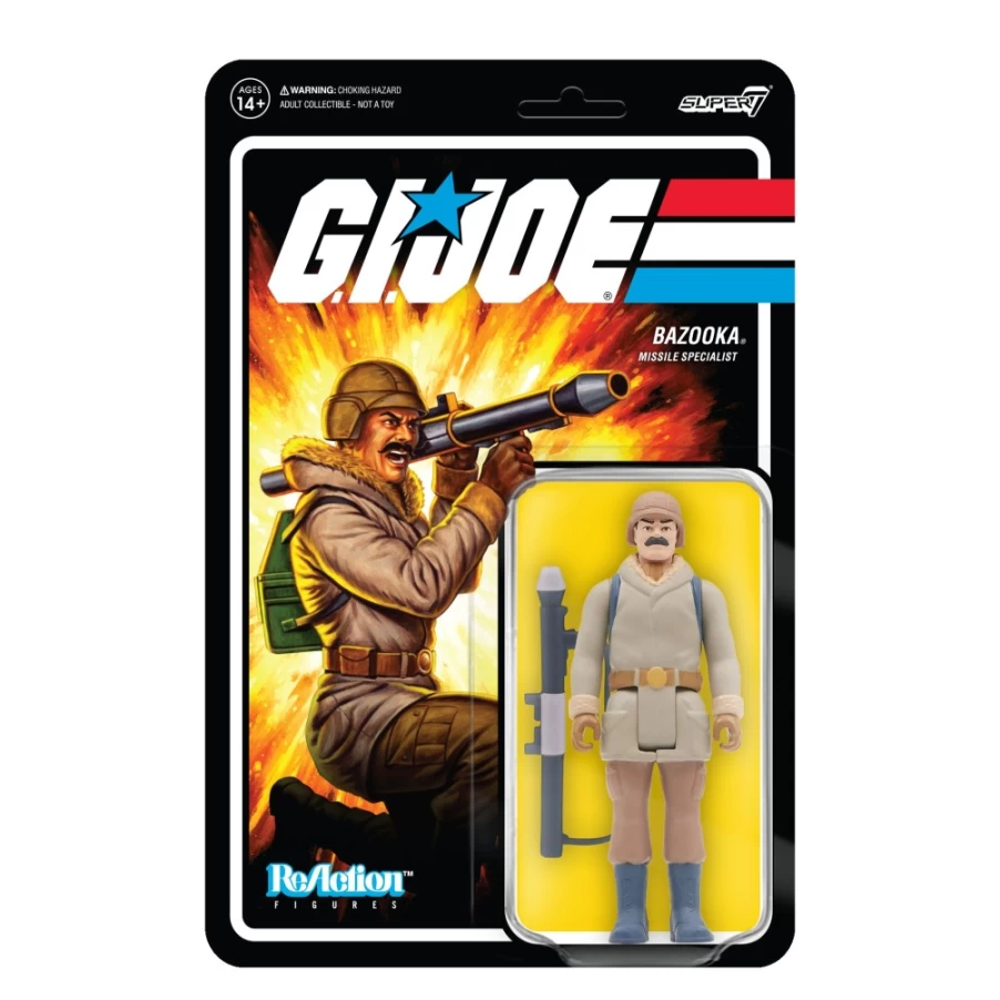 Super7 G.I. Joe Reaction Figures Wave 2 - Bazooka Arctic Action Figure