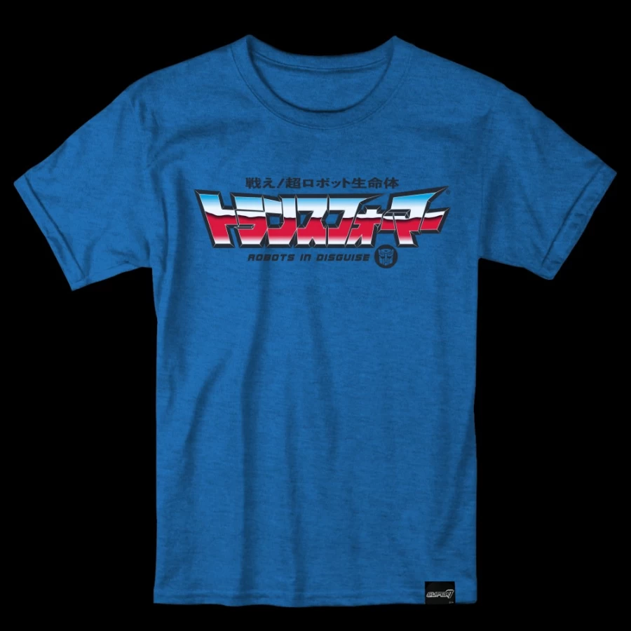 Super7 Transformers Japanese Logo Graphic Tee - Official Licensed T-Shirt