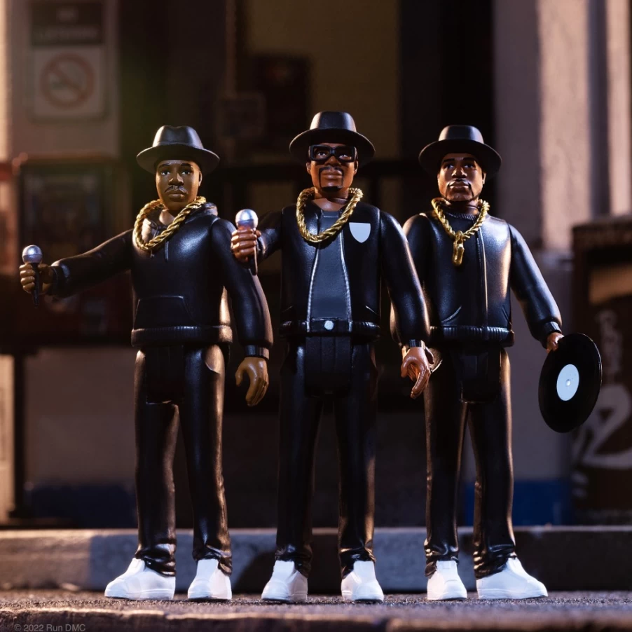 Super7 Run DMC Reaction Figures - 3-Piece Collectible Set