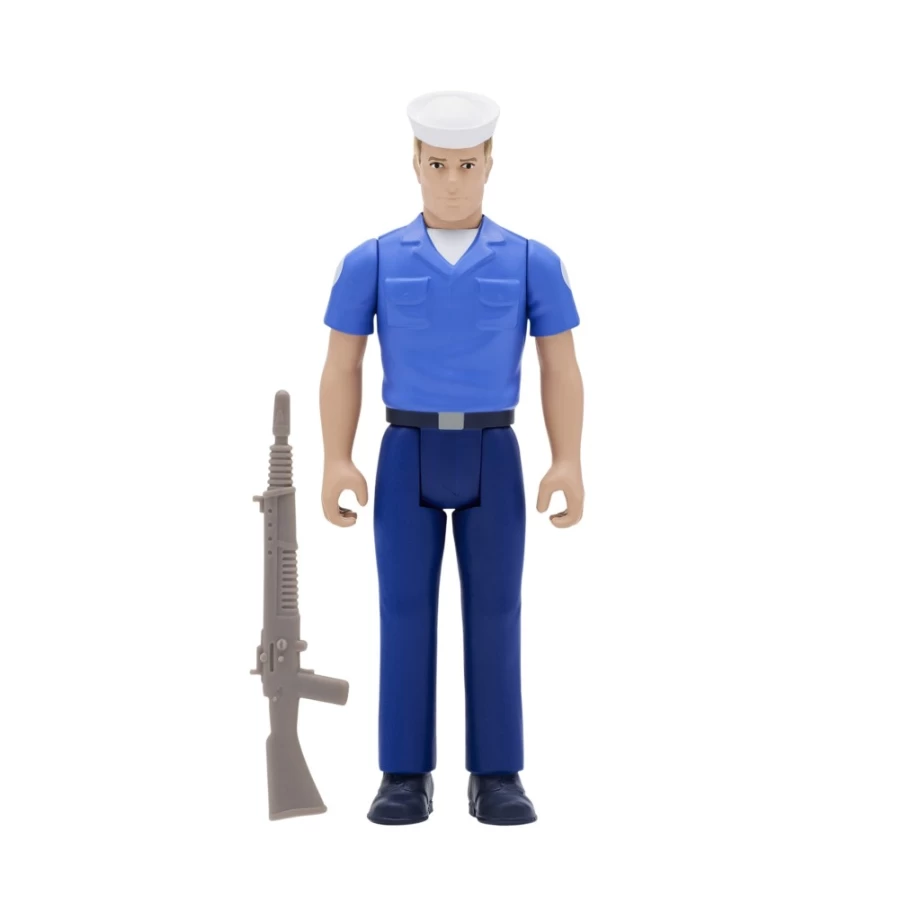 Super7 G.I. Joe Reaction Figures Wave 2 - Blueshirt Clean-Shaven Action Figure (Pink Variant)
