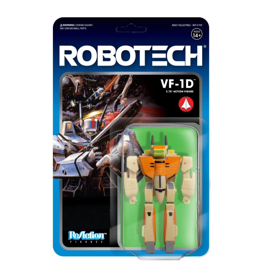 Super7 Robotech ReAction Figure - Valkyrie VF-1D Toy Collectible