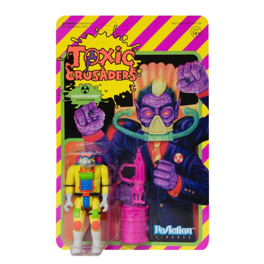 Super7 Toxic Crusaders Radiation Ranger Action Figure - Collectible Reaction Figure